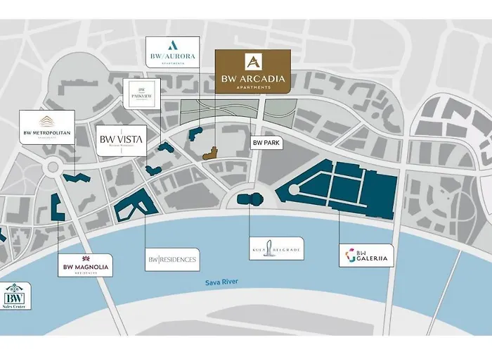 Arcadia 22 Waterfront Bělehrad